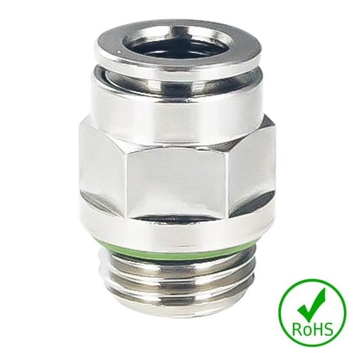Złączka 04 - GZ M5x0.8, 20 bar, mosiądz, FDA