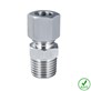 Złączka prosta 10 - GZ 3/8  BSPT, stal 316L