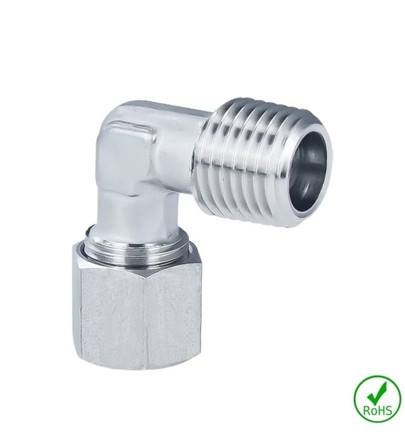 Złączka kątowa 06 - GZ 1/4 BSPT, stal 316L