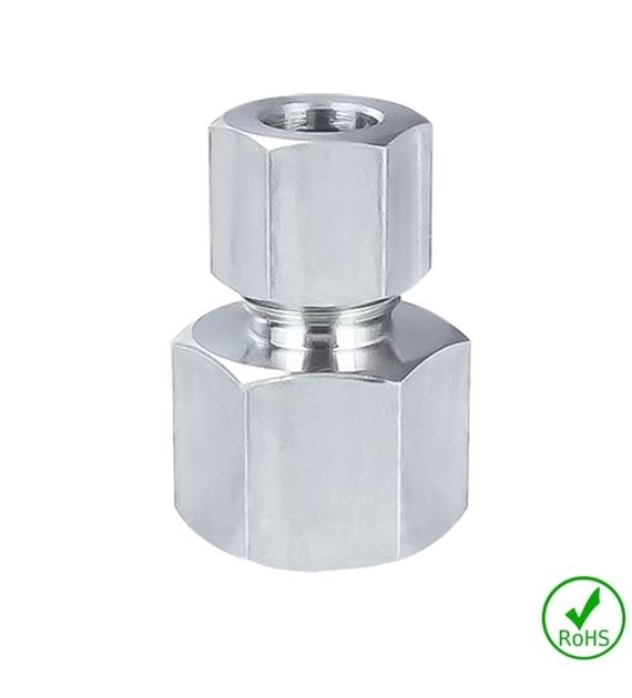 Złączka prosta 10 - GW 3/8 BSP, stal 316L