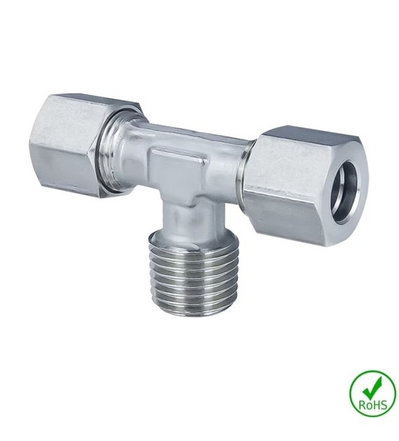 Trójnik symetryczny 10 - GZ 3/8 BSPT, stal 316L