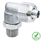 Złączka kątowa 10/8 - GZ 1/4 BSPT, stal 316L