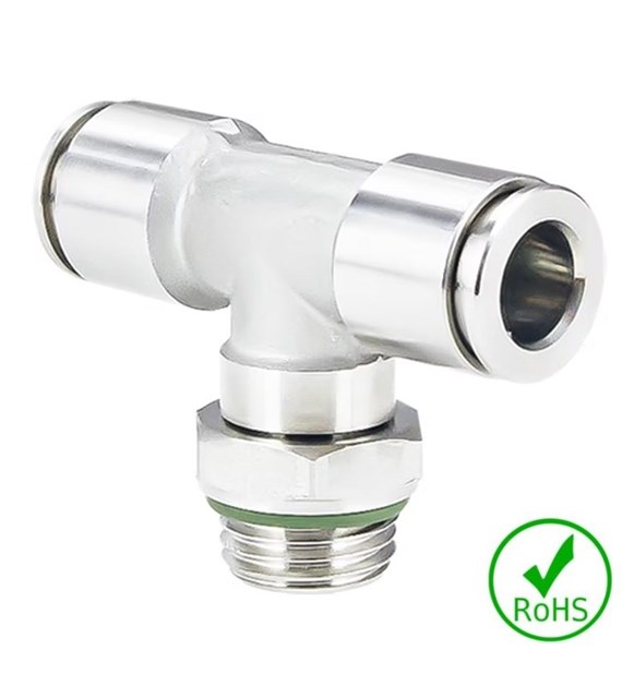 Trójnik 10 - GZ 1/4 BSP, stal 316L, 20 bar