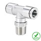 Trójnik 12 - GZ 3/8 BSPT, stal 316L, 20 bar