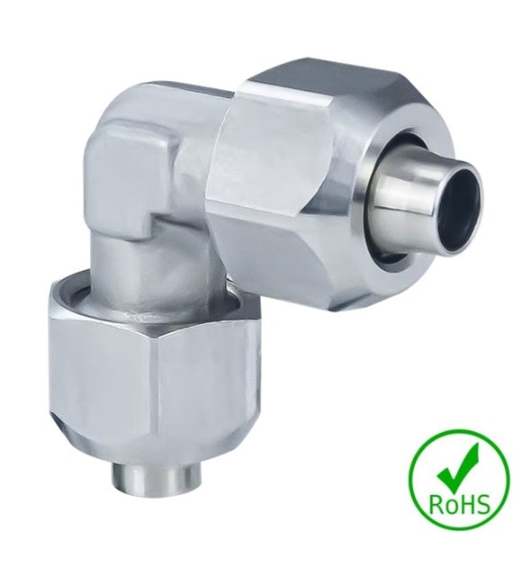 Złączka kątowa 12/10 - 12/10, stal 316