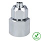 Złączka prosta 6/4 - GW 1/4 BSP, stal 316L