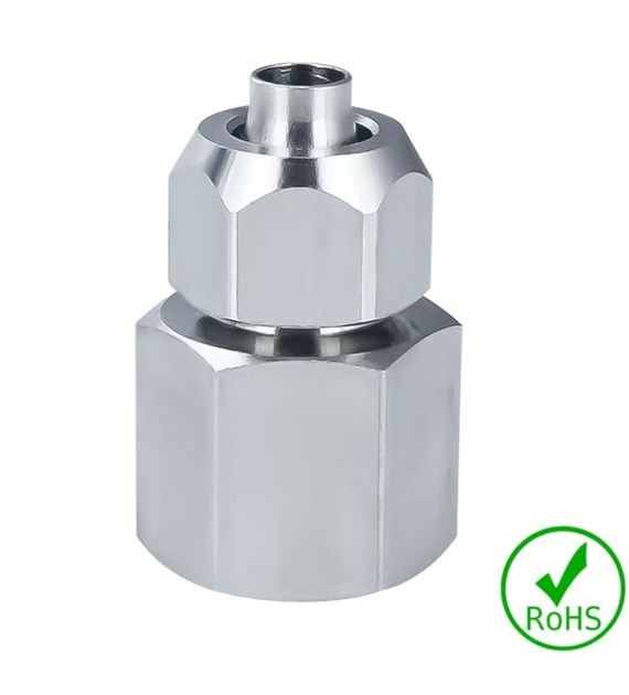 Złączka prosta 8/6 - GW 1/8 BSP, stal 316L