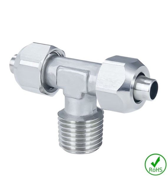 Trójnik 10/8 - GZ 3/8 BSPT - 10/8, stal 316L