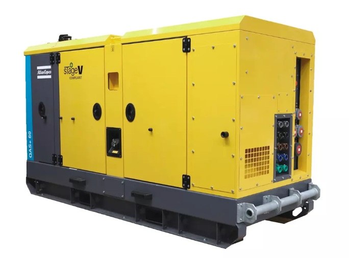 Generator prądu Atlas Copco 58 kVA / 47 kW, ON