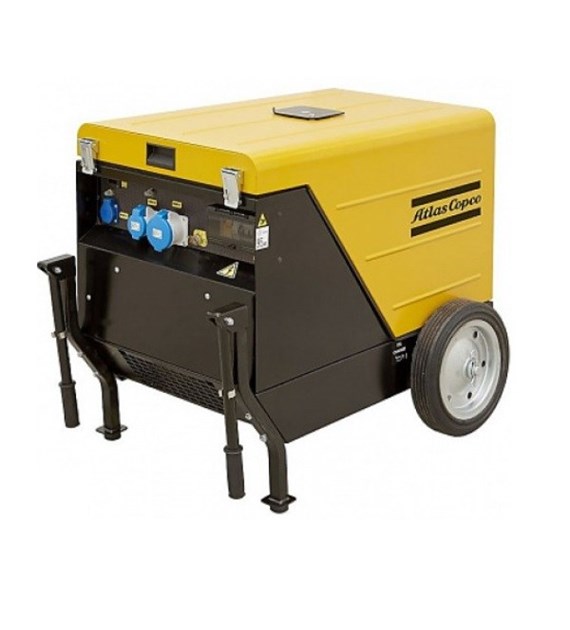 Generator prądu Atlas Copco 10,7 kVA, 230/400V, ON