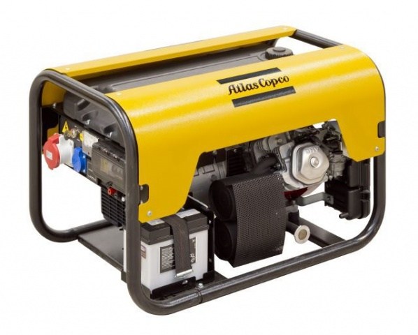 Generator prądu Atlas Copco 6,3 kVA, 230/400V, PB