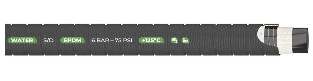 Wąż Water SD/CH, DN45, 6bar, T=125°C, rolka 20mb