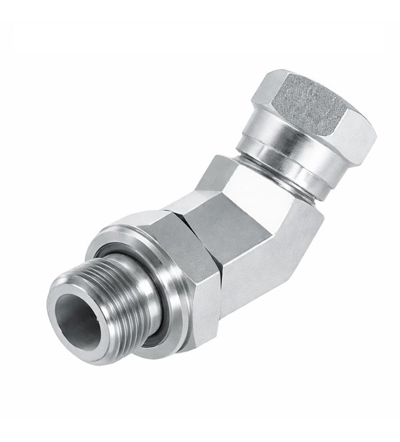 Adaptor kątowy 45° GW 1/2 BSP x GZ 1/2 BSP